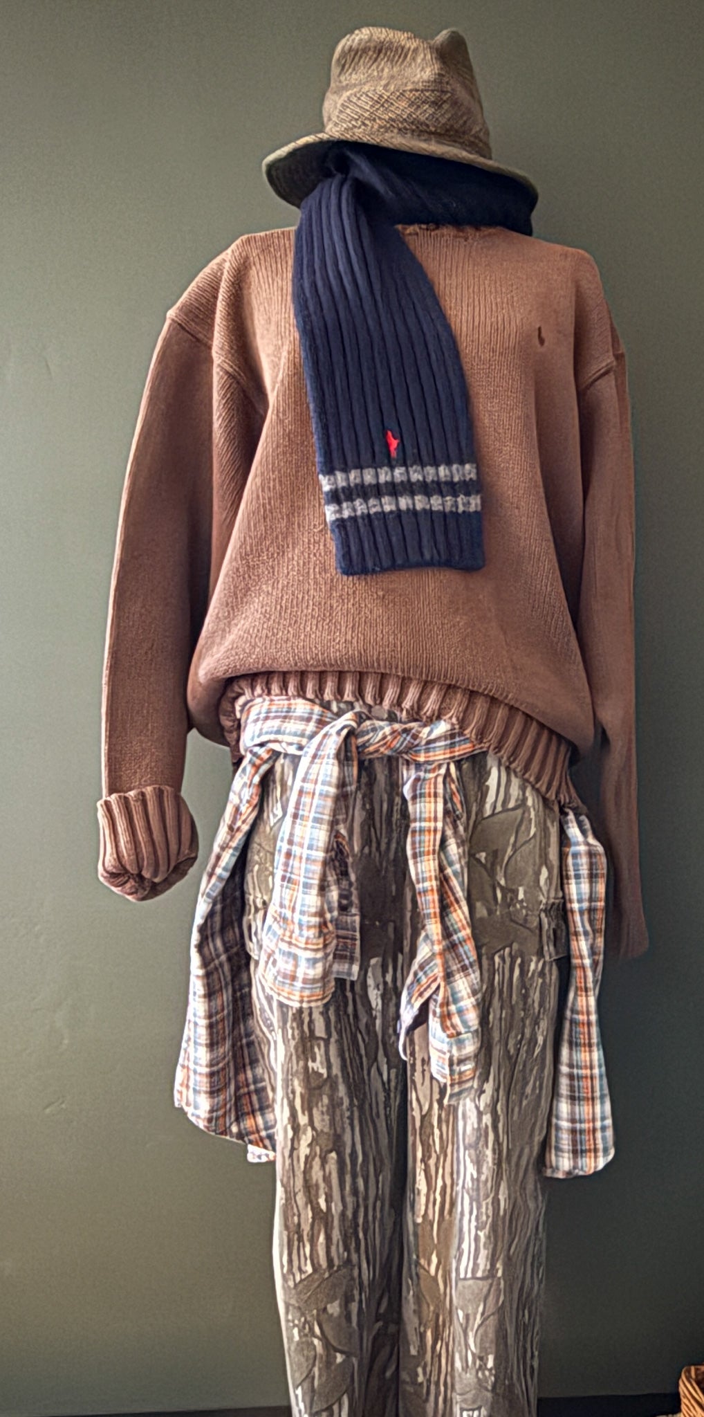Ralph Lauren Polo Chocolate Brown Knit Sweater | Vintage
