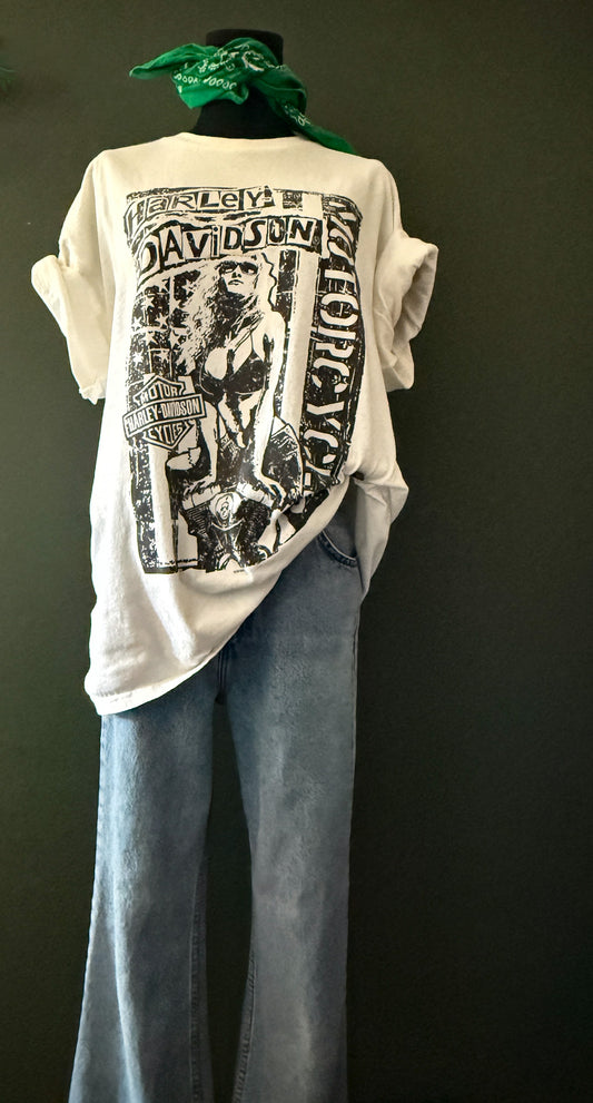 harley davidson tee, biker shirt, nashville harley, graphic motorcycle tee