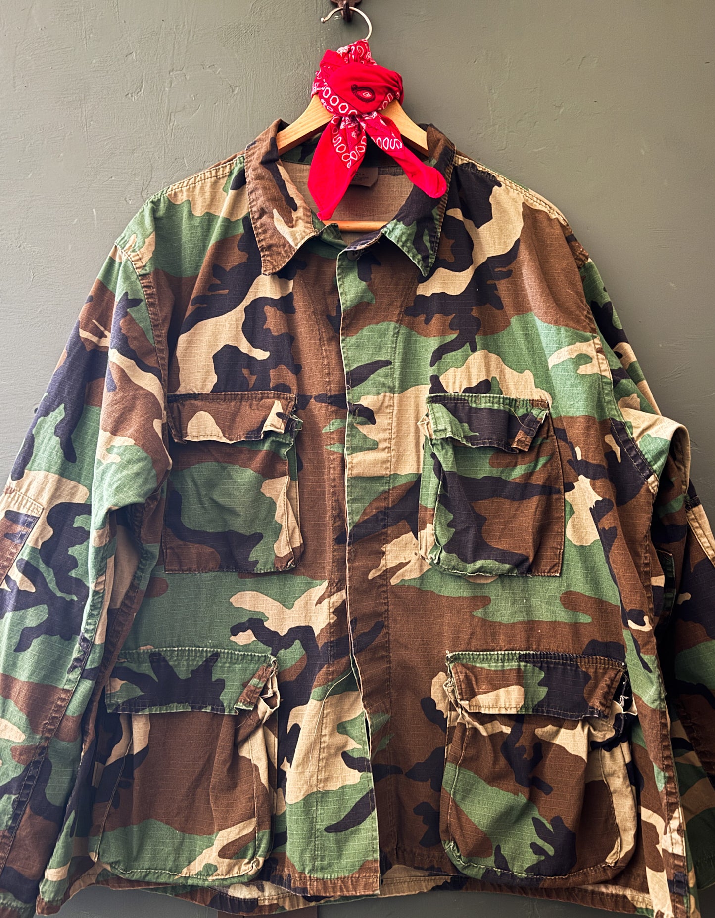 U.S. Woodland Camo Jacket | Vintage