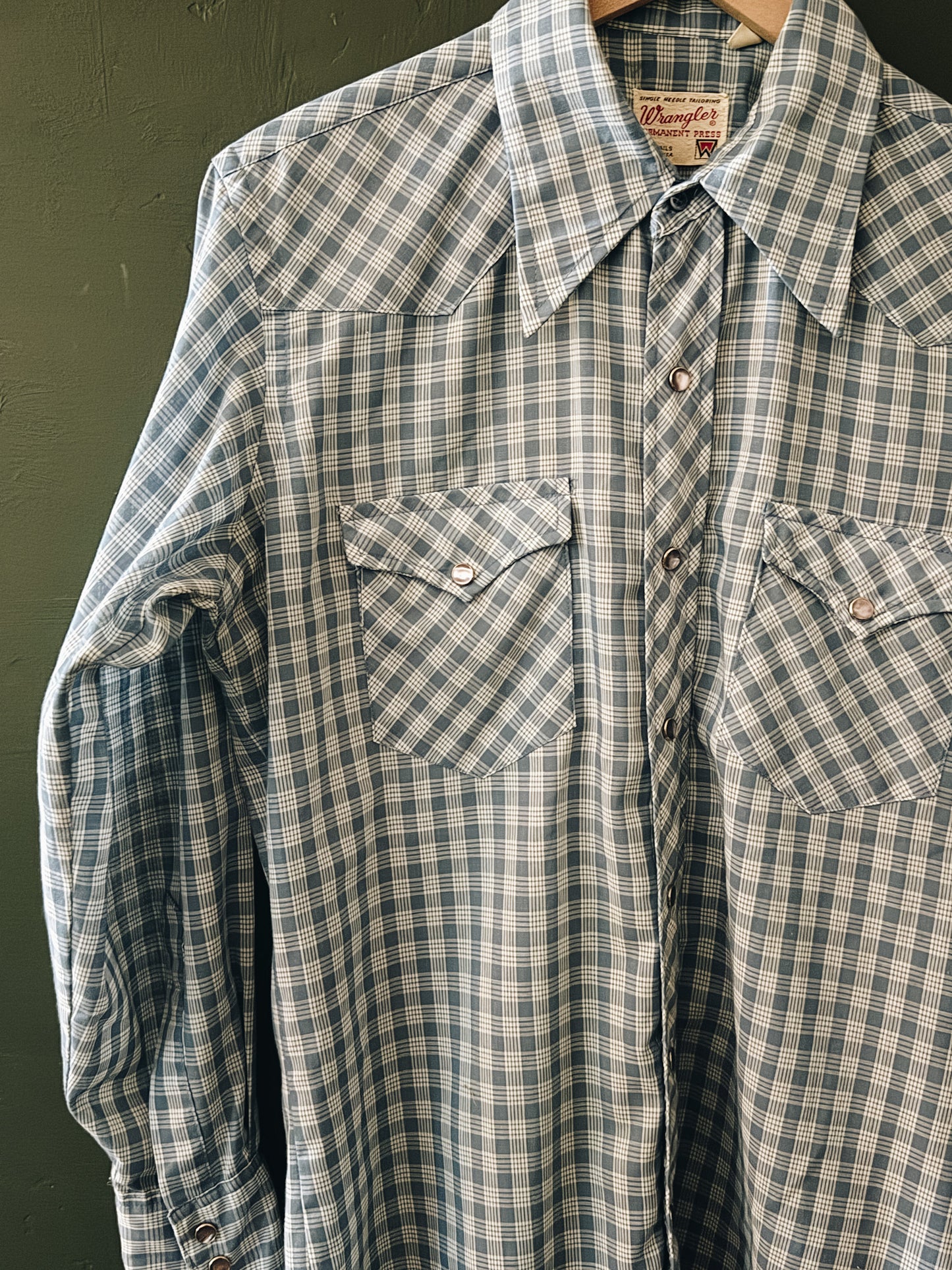 Wrangler Pearl Snap Shirt – Western | Vintage
