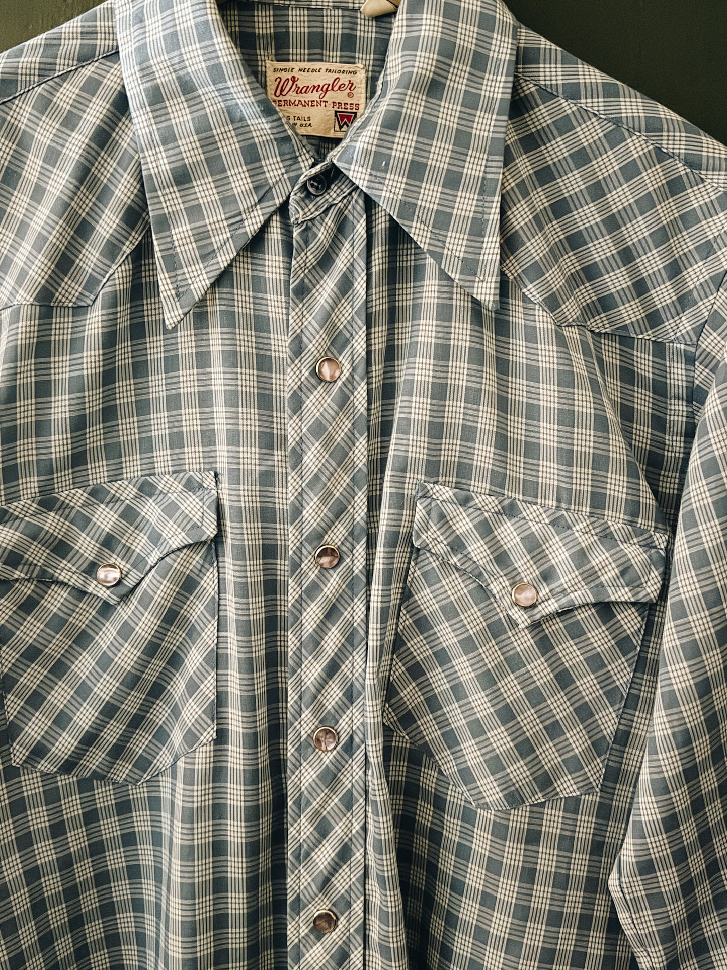 Wrangler Pearl Snap Shirt – Western | Vintage