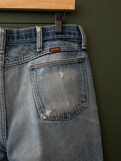 thrashed rustler denim | vintage