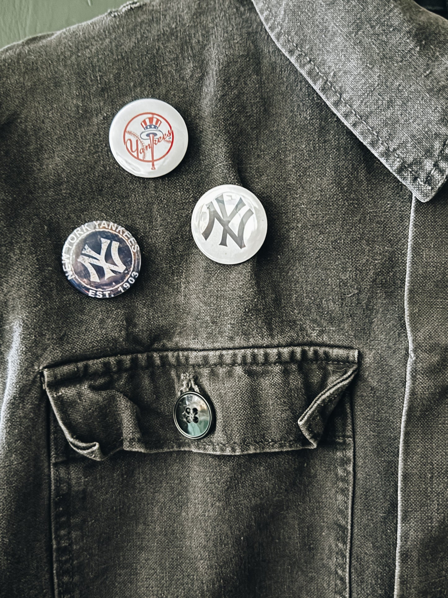 Cropped Workwear Jacket YANKEES – Vintage