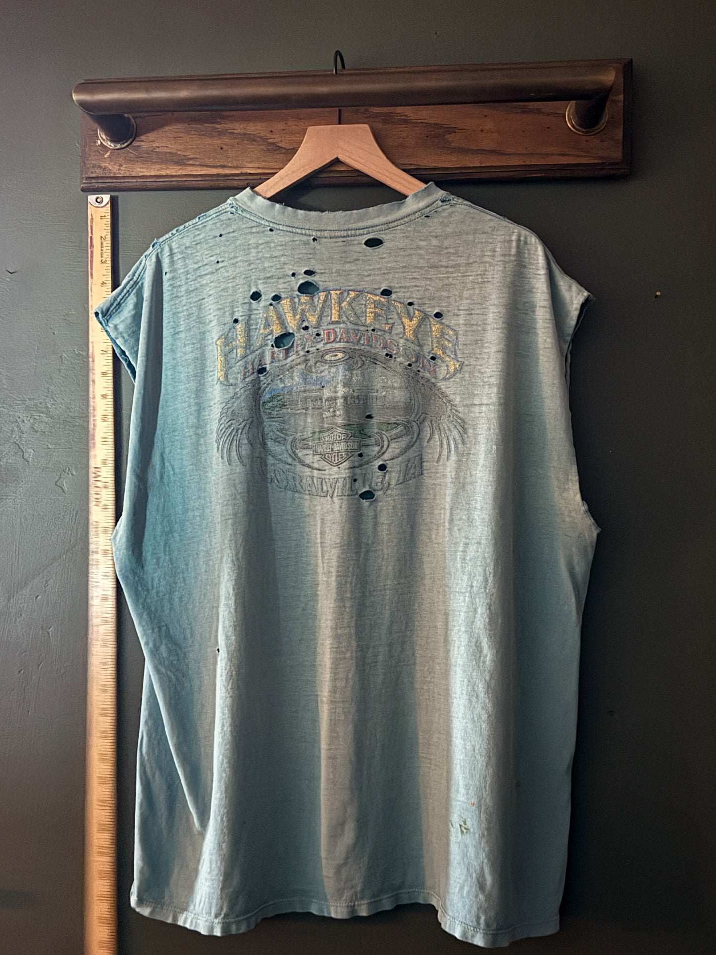 Thrashed Harley Davidson Cut Sleeveless Tee | Vintage
