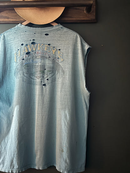 Thrashed Harley Davidson Cut Sleeveless Tee | Vintage