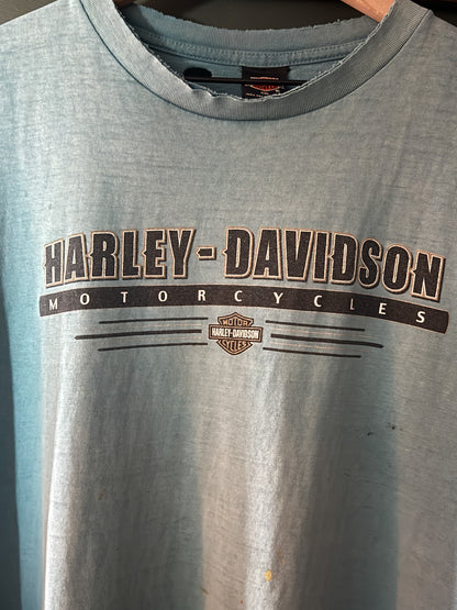 Thrashed Harley Davidson Cut Sleeveless Tee | Vintage