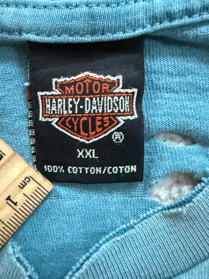 Thrashed Harley Davidson Cut Sleeveless Tee | Vintage