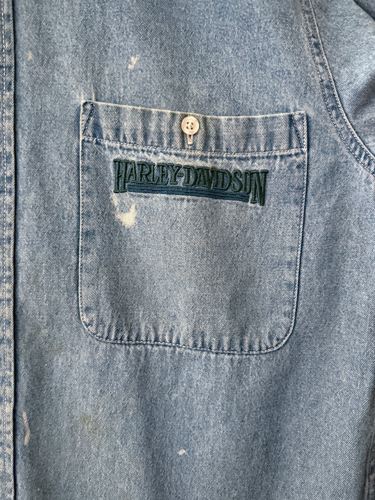 Denim Harley Davidson Shirt | Vintage