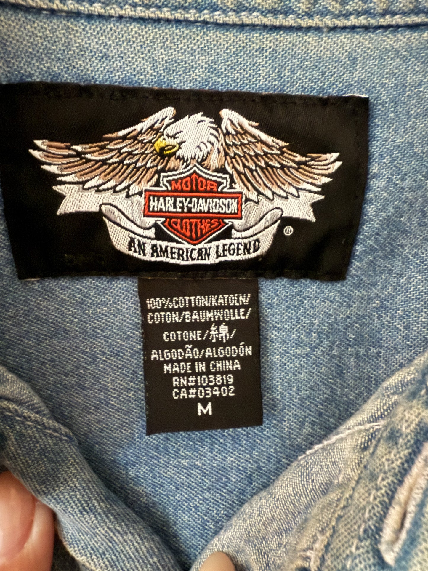 Denim Harley Davidson Shirt | Vintage