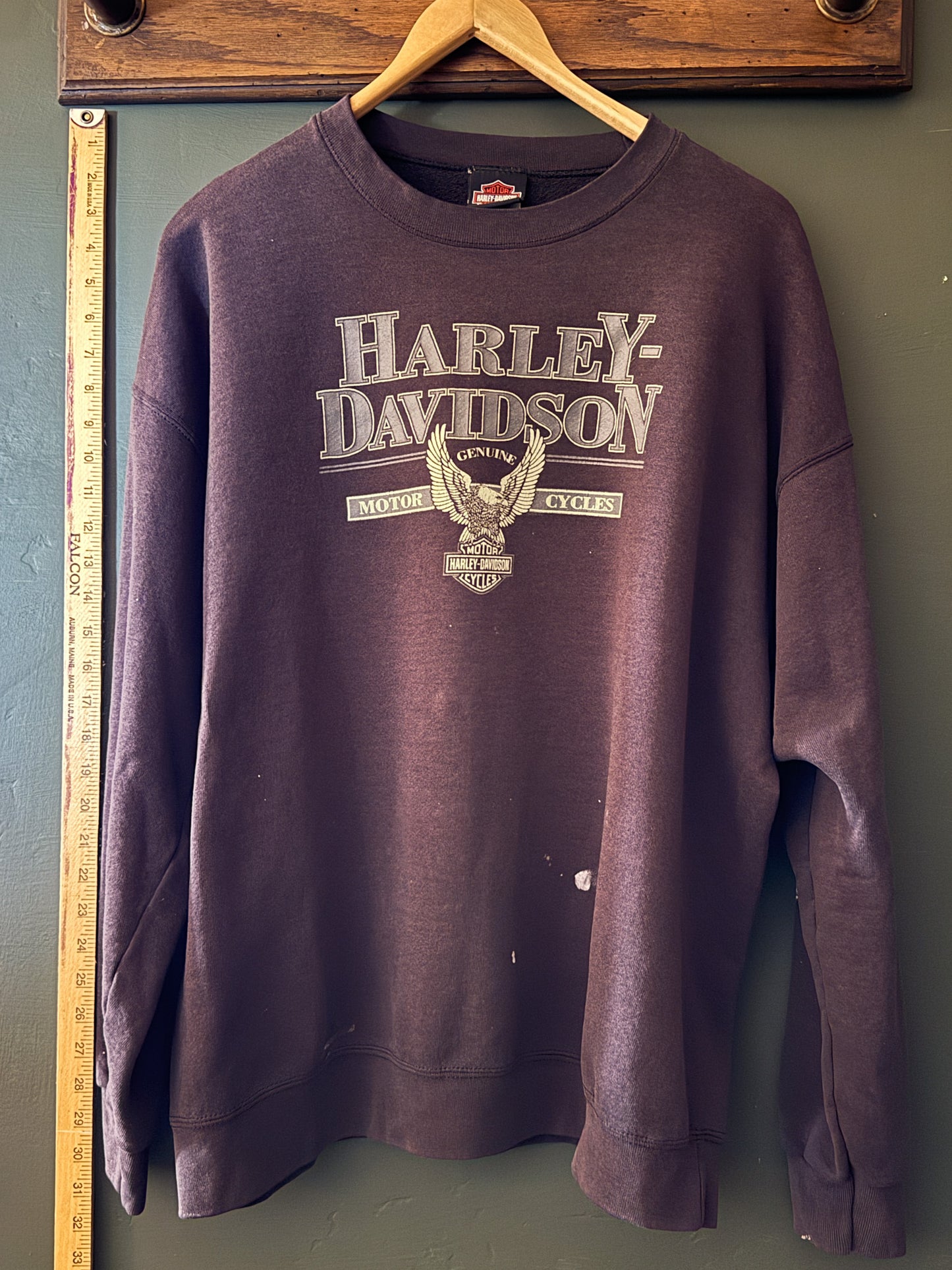 Harley Davidson Sweatshirt Distressed | Vintage
