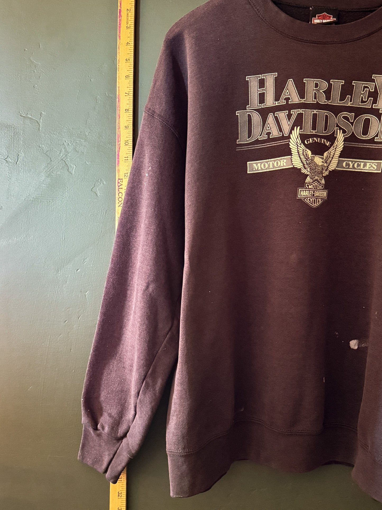 Harley Davidson Sweatshirt Distressed | Vintage