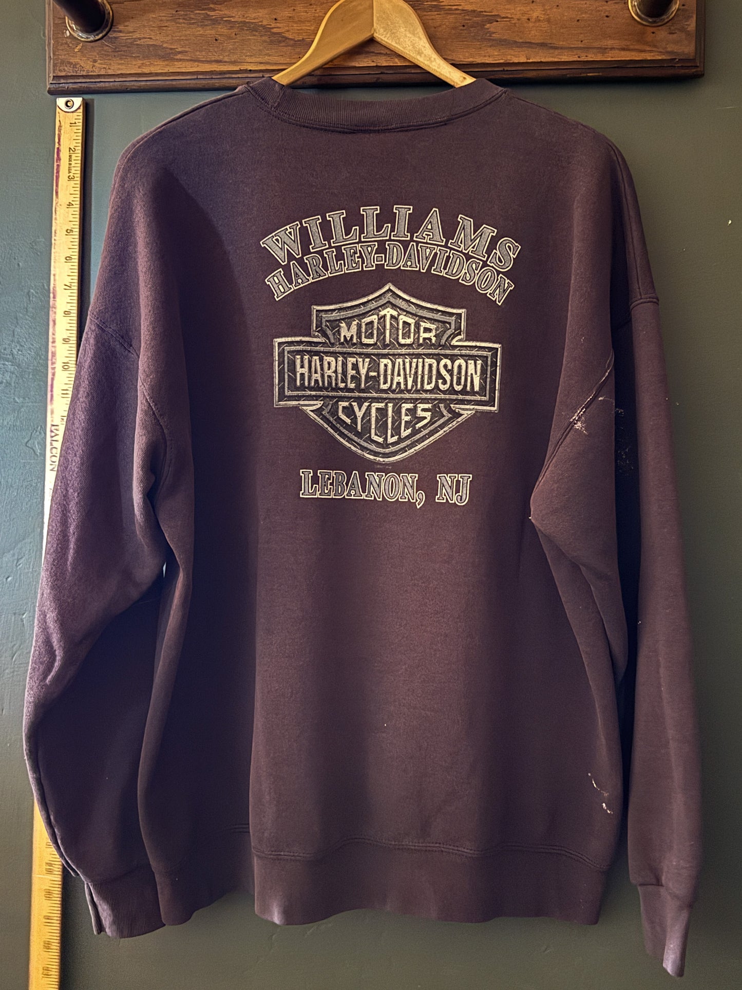 Harley Davidson Sweatshirt Distressed | Vintage