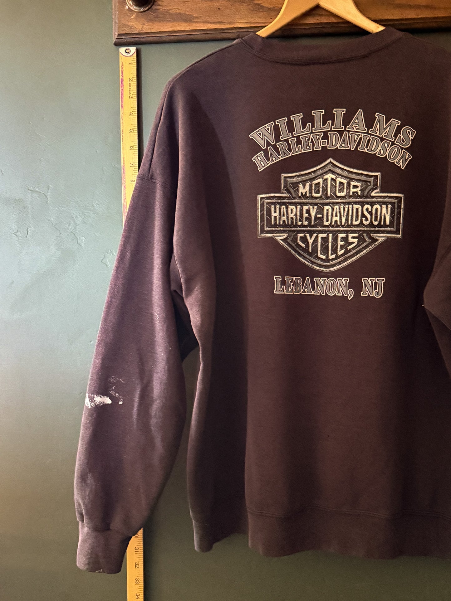 Harley Davidson Sweatshirt Distressed | Vintage