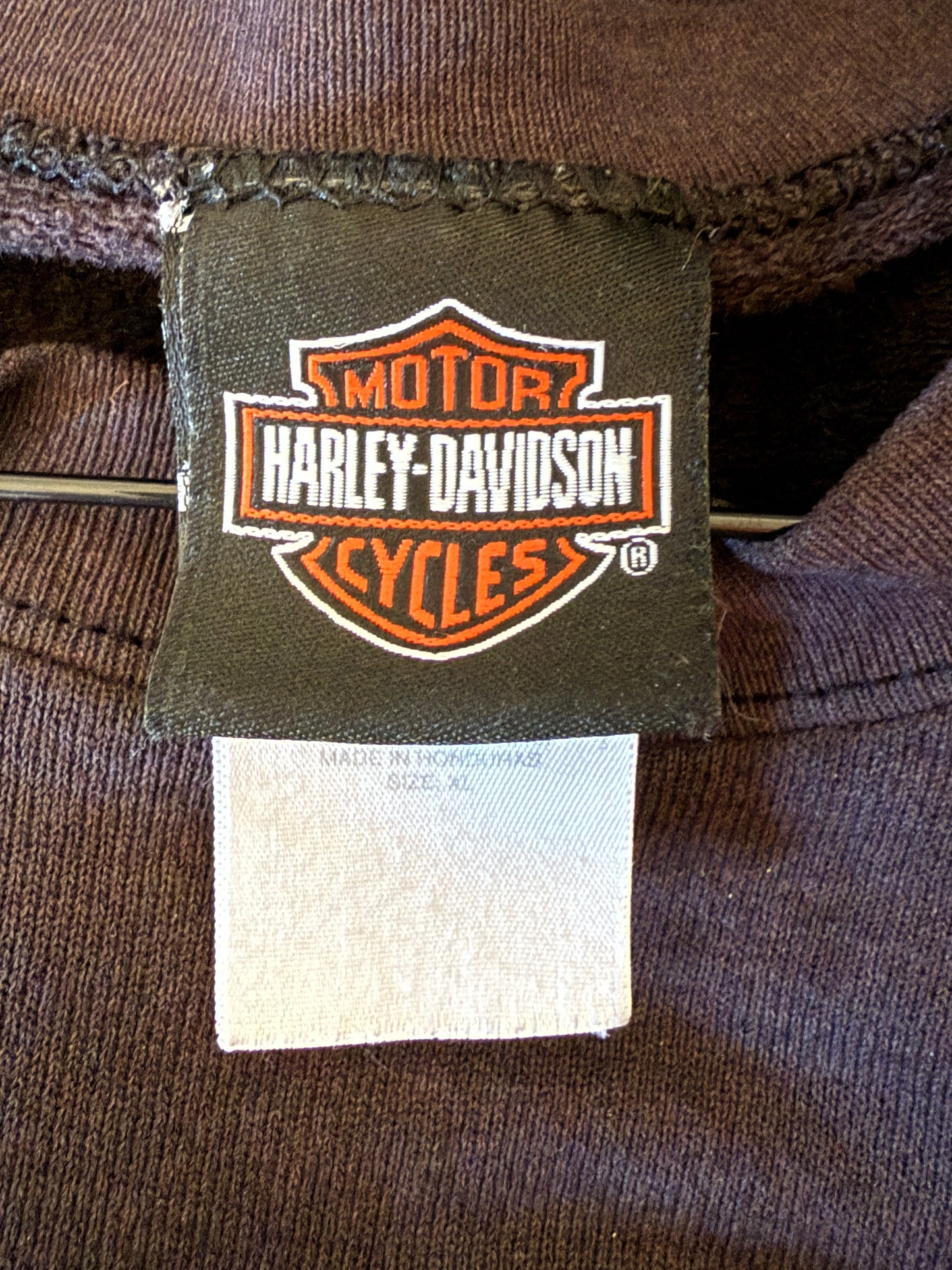 Harley Davidson Sweatshirt Distressed | Vintage