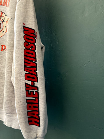 Distressed Harley Davidson Sweatshirt | Vintage 1998