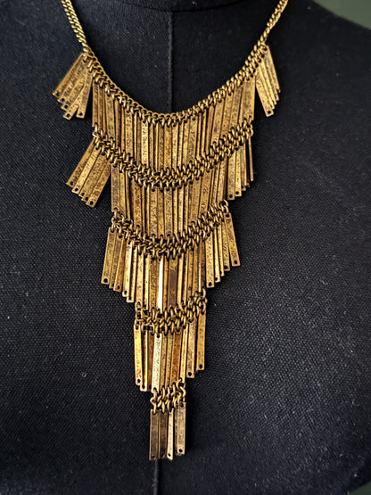 Tassel Bib Necklace