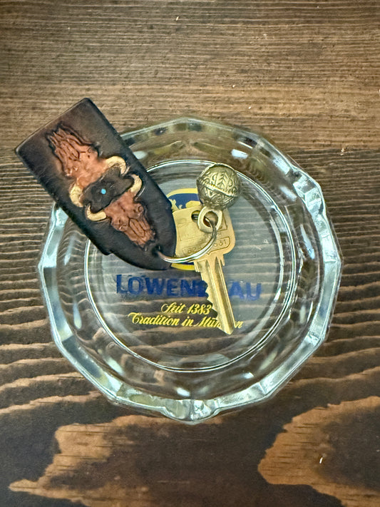 Löwenbräu Glass Ashtray | Vintage Barware