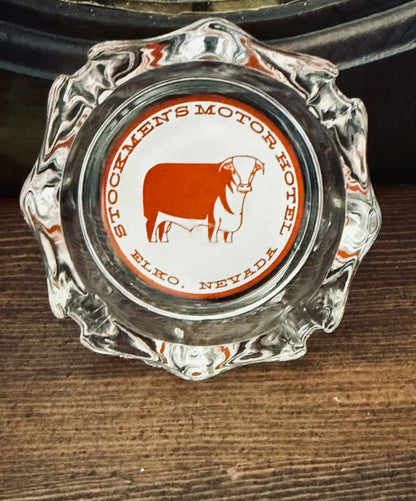 Stockmans Motor Hotel Ashtray | Vintage