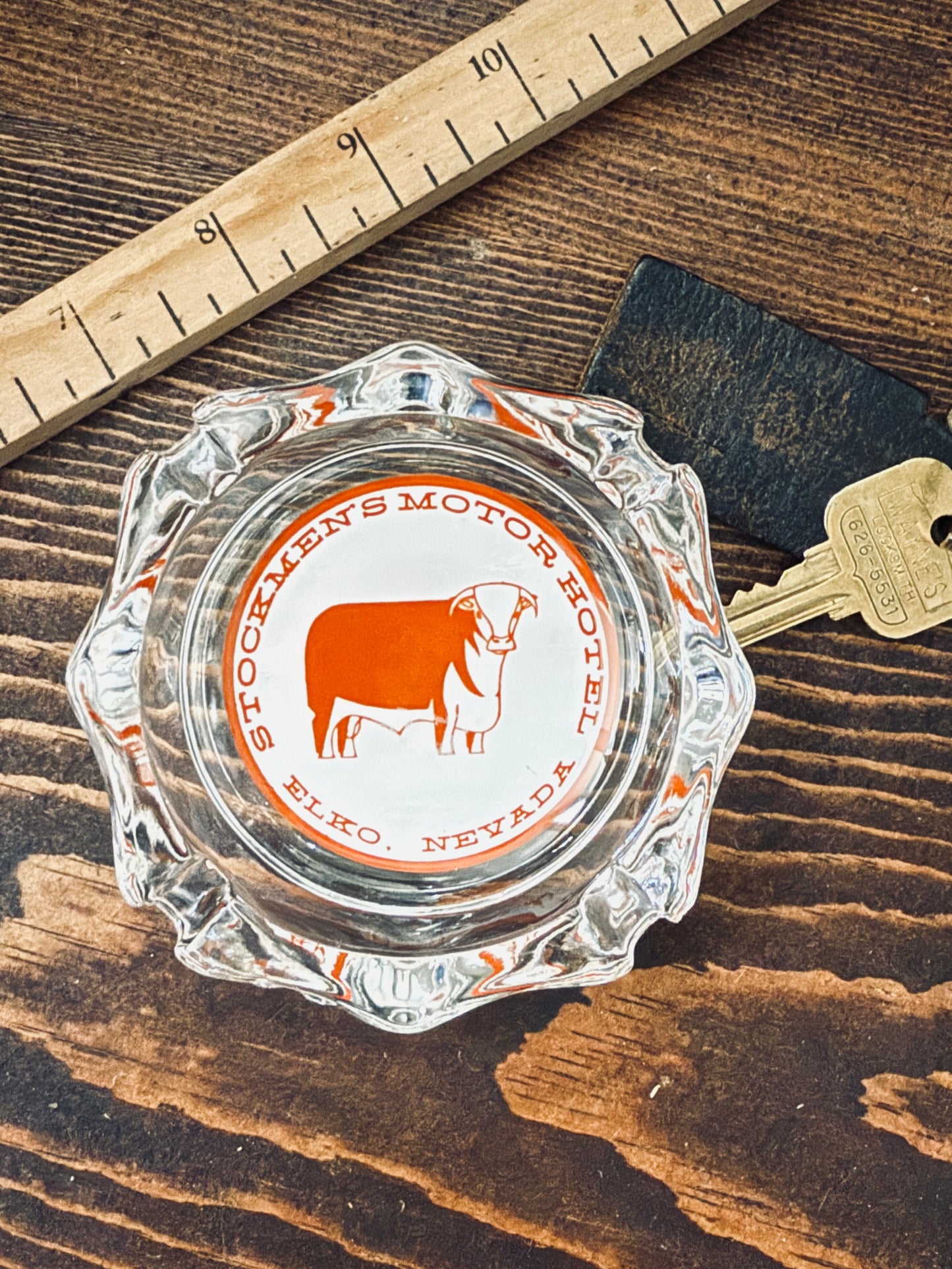 Stockmans Motor Hotel Ashtray | Vintage