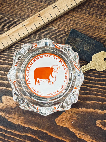 Stockmans Motor Hotel Ashtray | Vintage