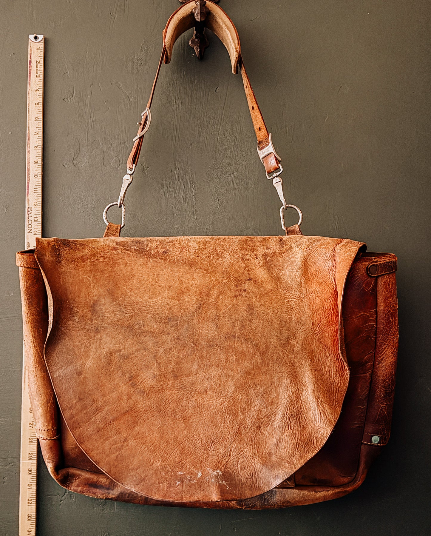 Leather Messenger Bag | United States Postal | 1967