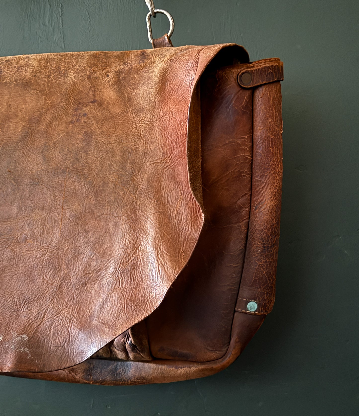 Leather Messenger Bag | United States Postal | 1967