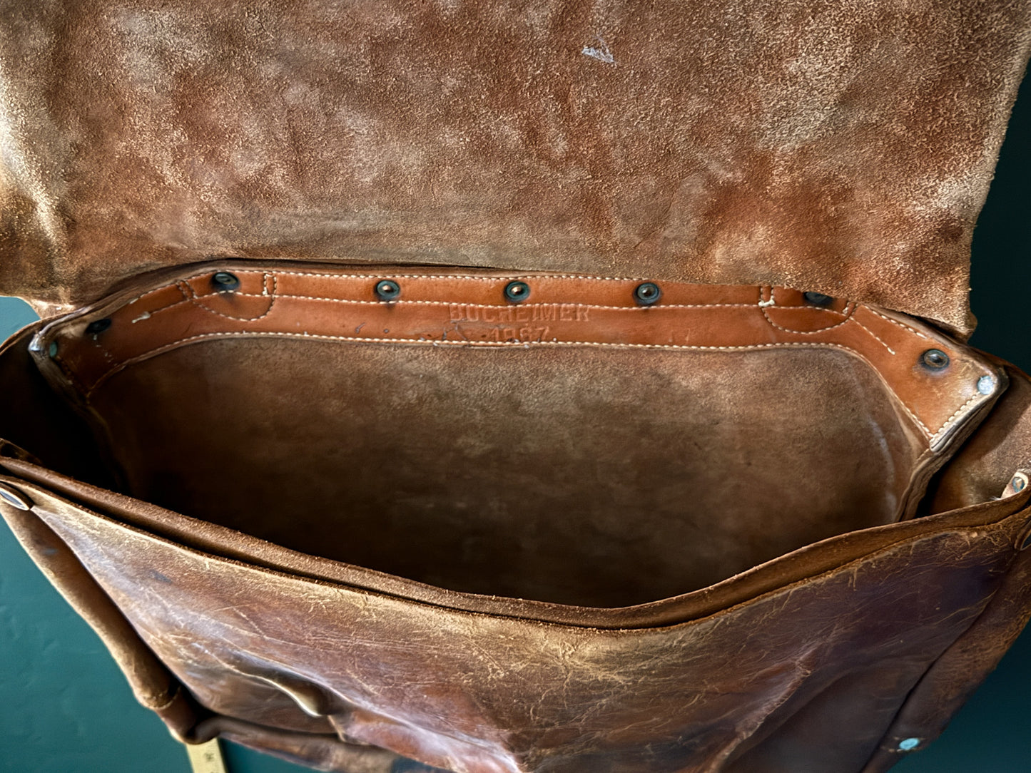 Leather Messenger Bag | United States Postal | 1967