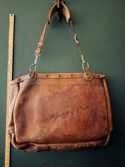 Leather Messenger Bag | United States Postal | 1967