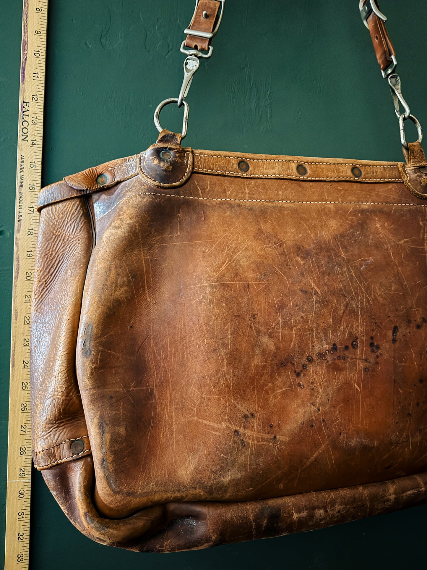 Leather Messenger Bag | United States Postal | 1967