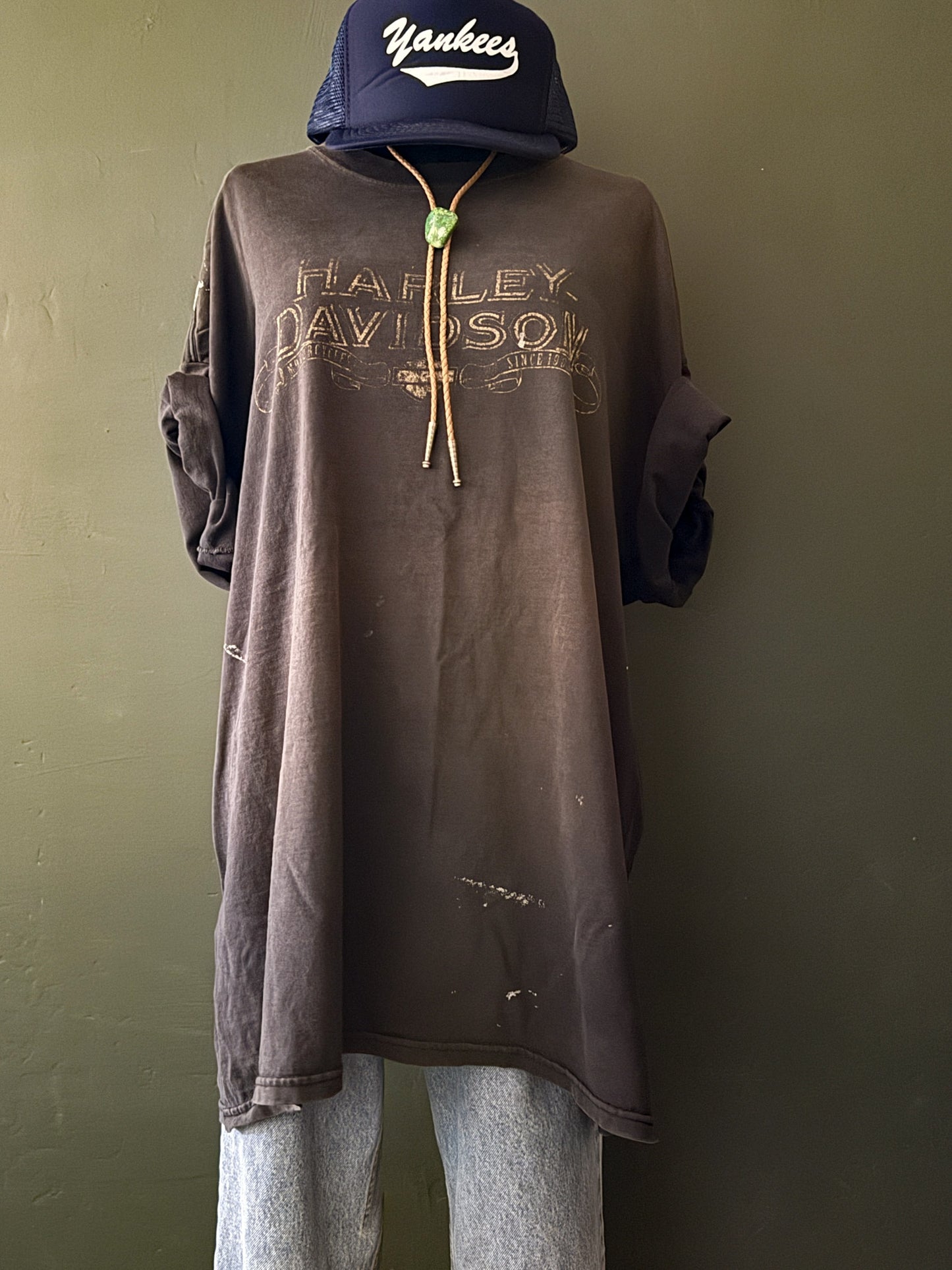 vintage harley davidson shirt
monterey bay harley tee
faded biker t shirt
harley davidson streetwear