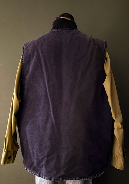 Carhartt Vest Navy Blue | Vintage