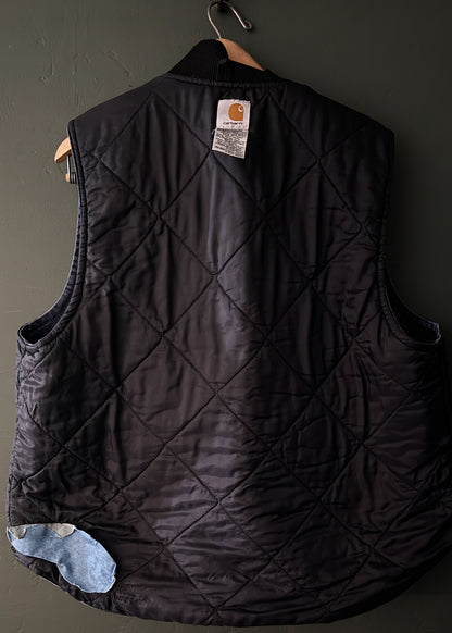 Carhartt Vest Navy Blue | Vintage