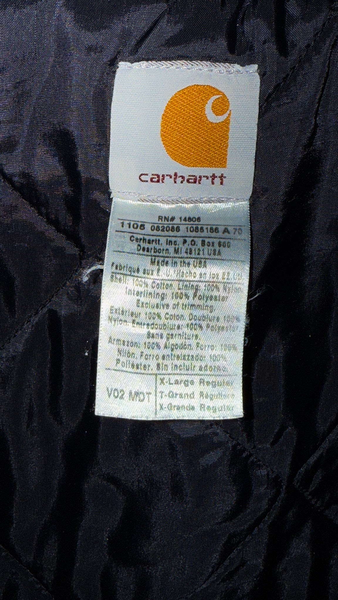 Carhartt Vest Navy Blue | Vintage
