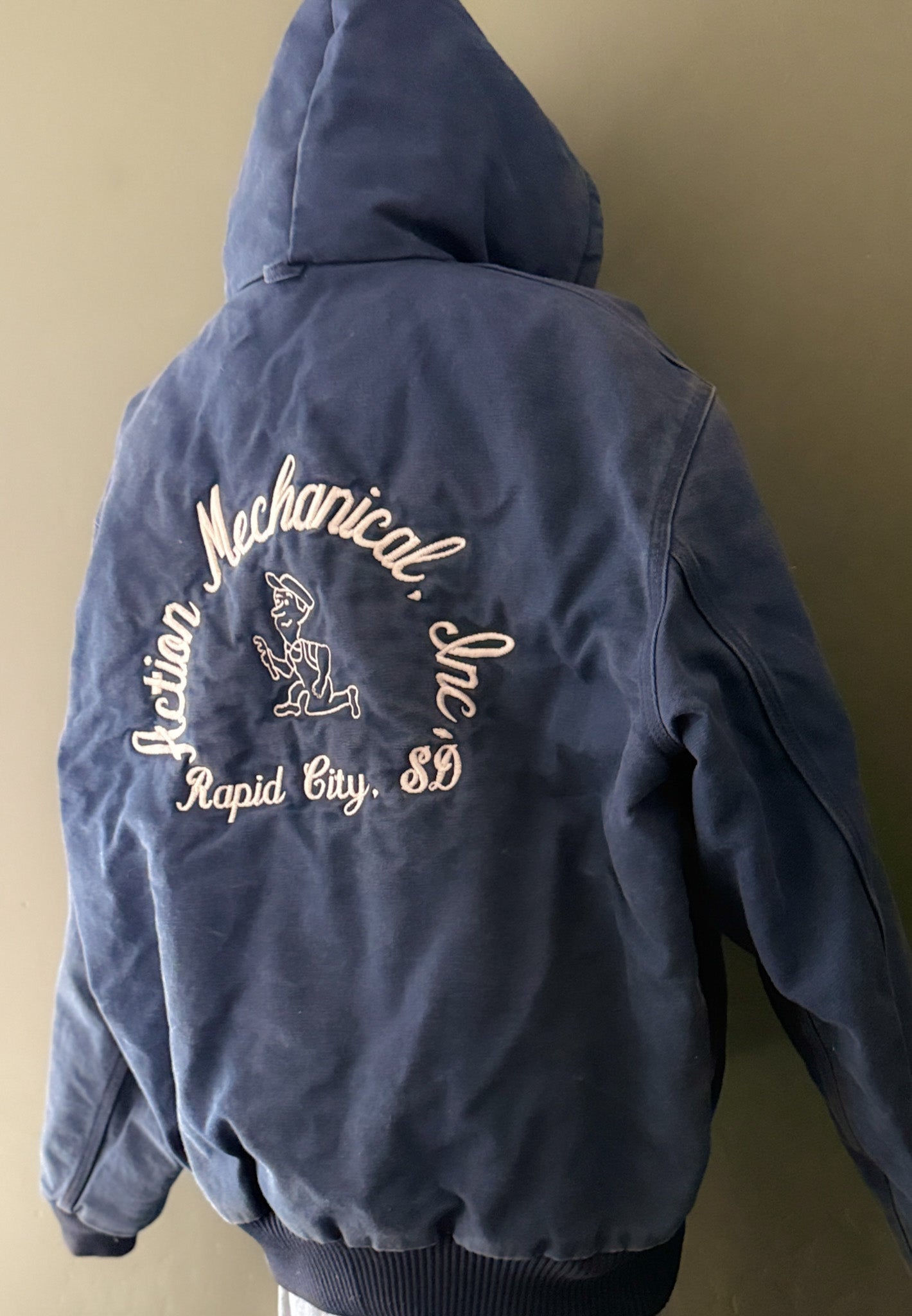 Carhartt Jacket Navy Blue Hooded| Vintage