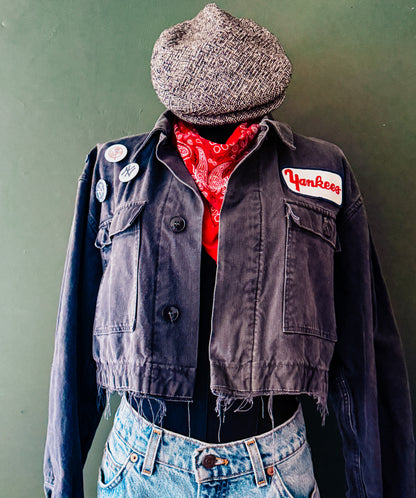 Cropped Workwear Jacket YANKEES – Vintage