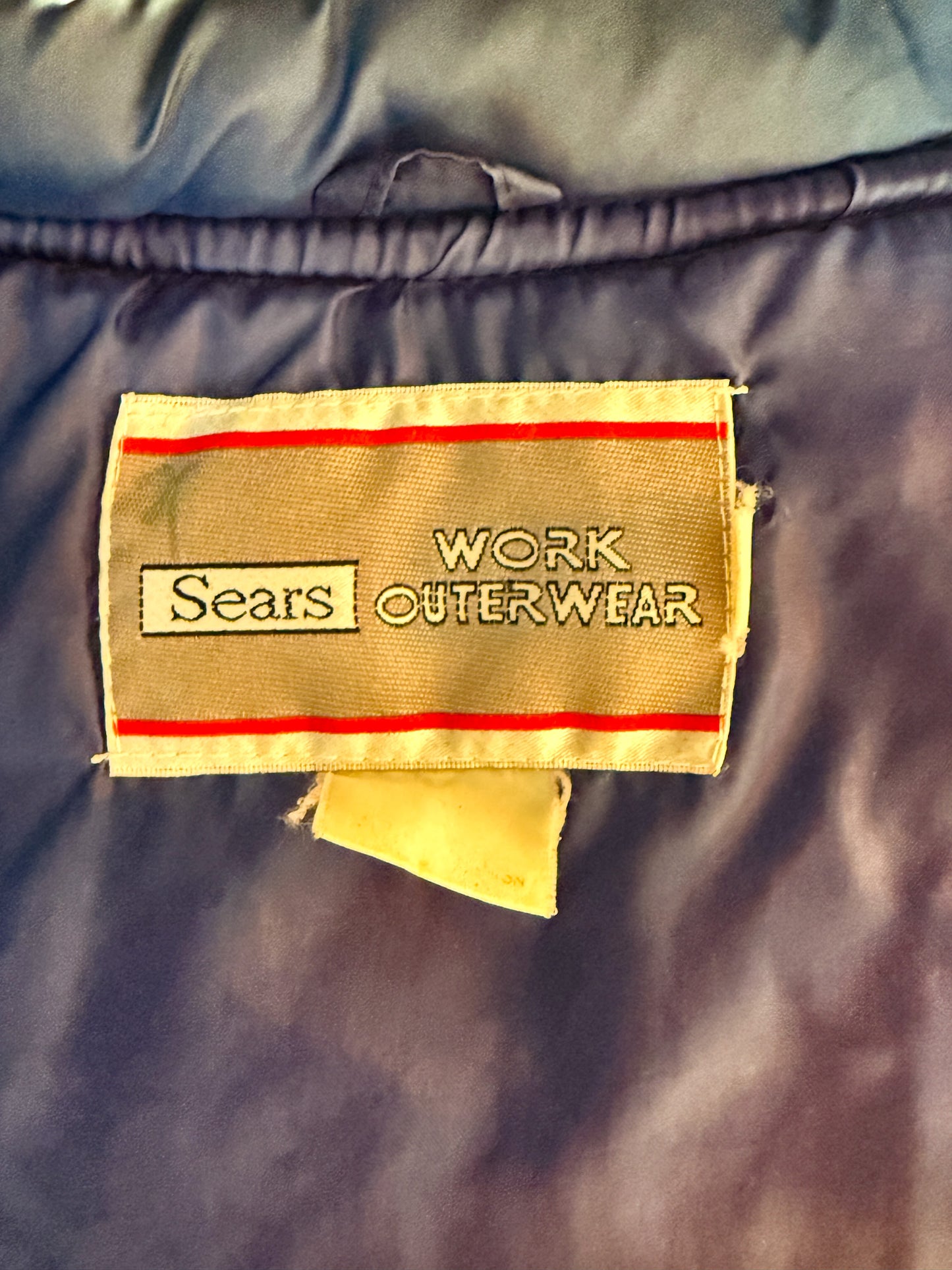 SEARS Workwear Chevron Vest | Vintage