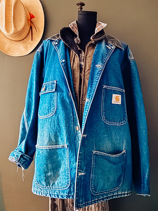 Carhartt Denim Chore Coat | vintage
