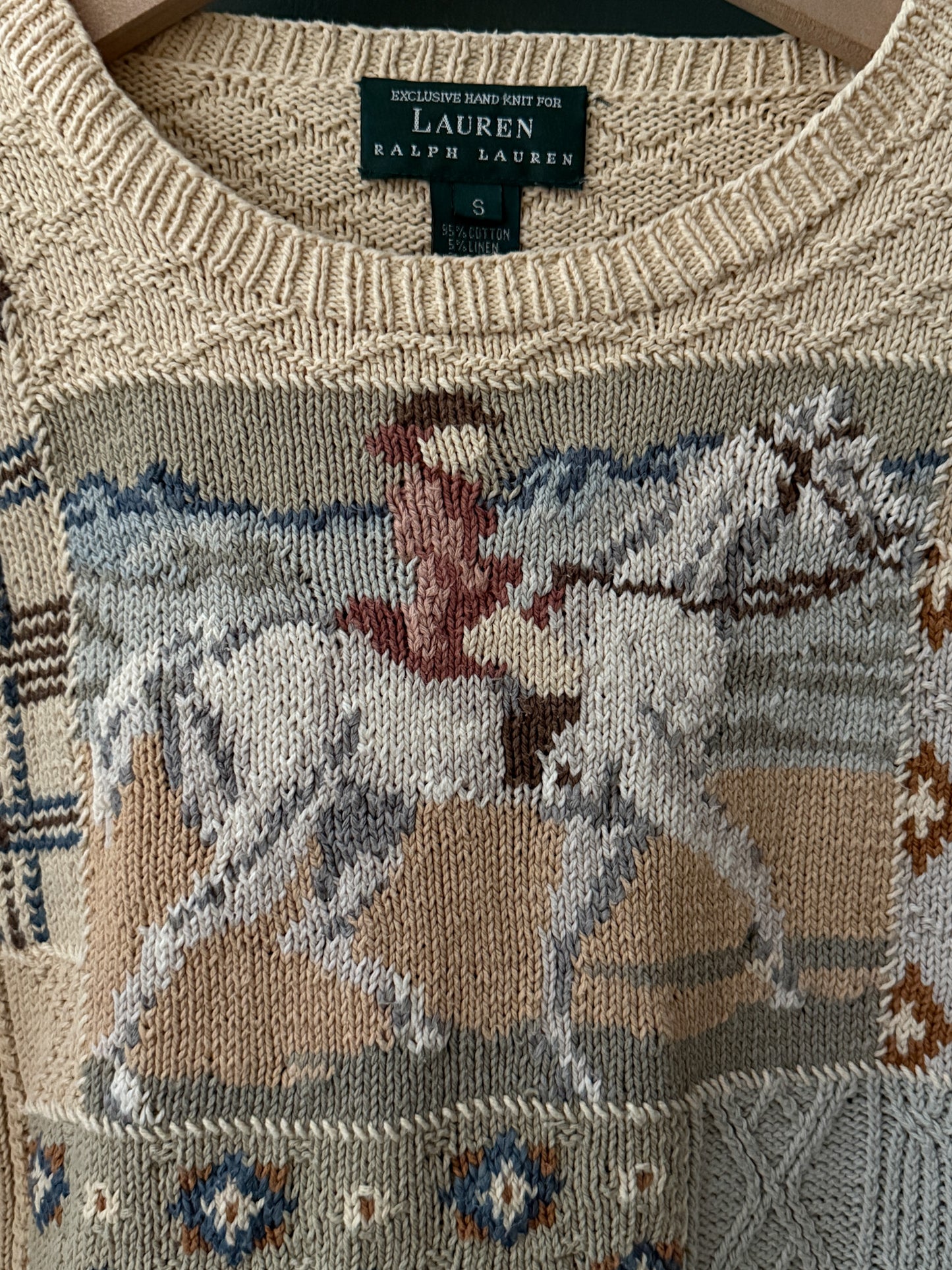 Ralph Lauren Patchwork Sweater | Vintage