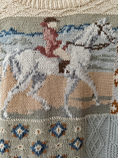 Ralph Lauren Patchwork Sweater | Vintage
