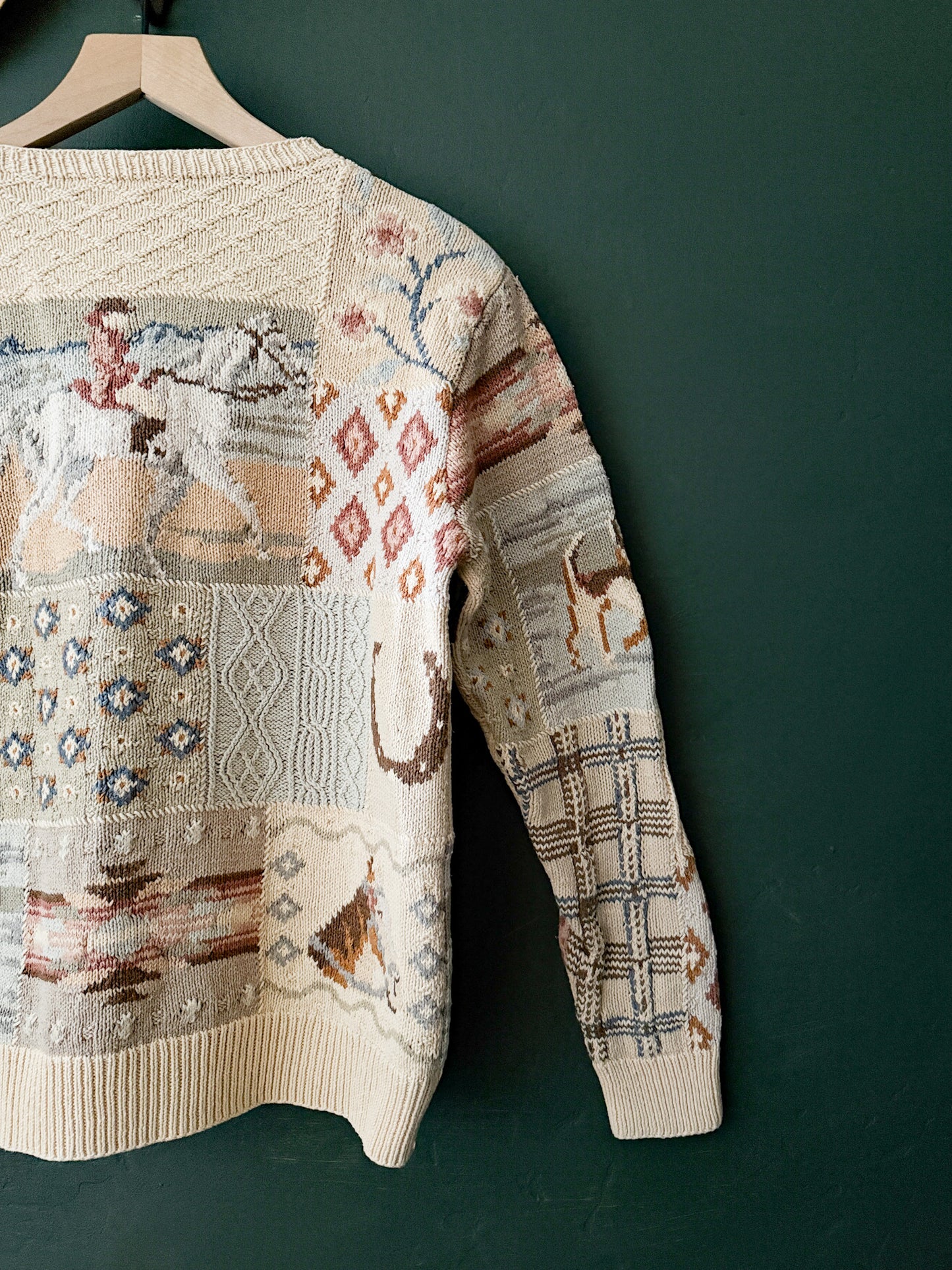 Ralph Lauren Patchwork Sweater | Vintage