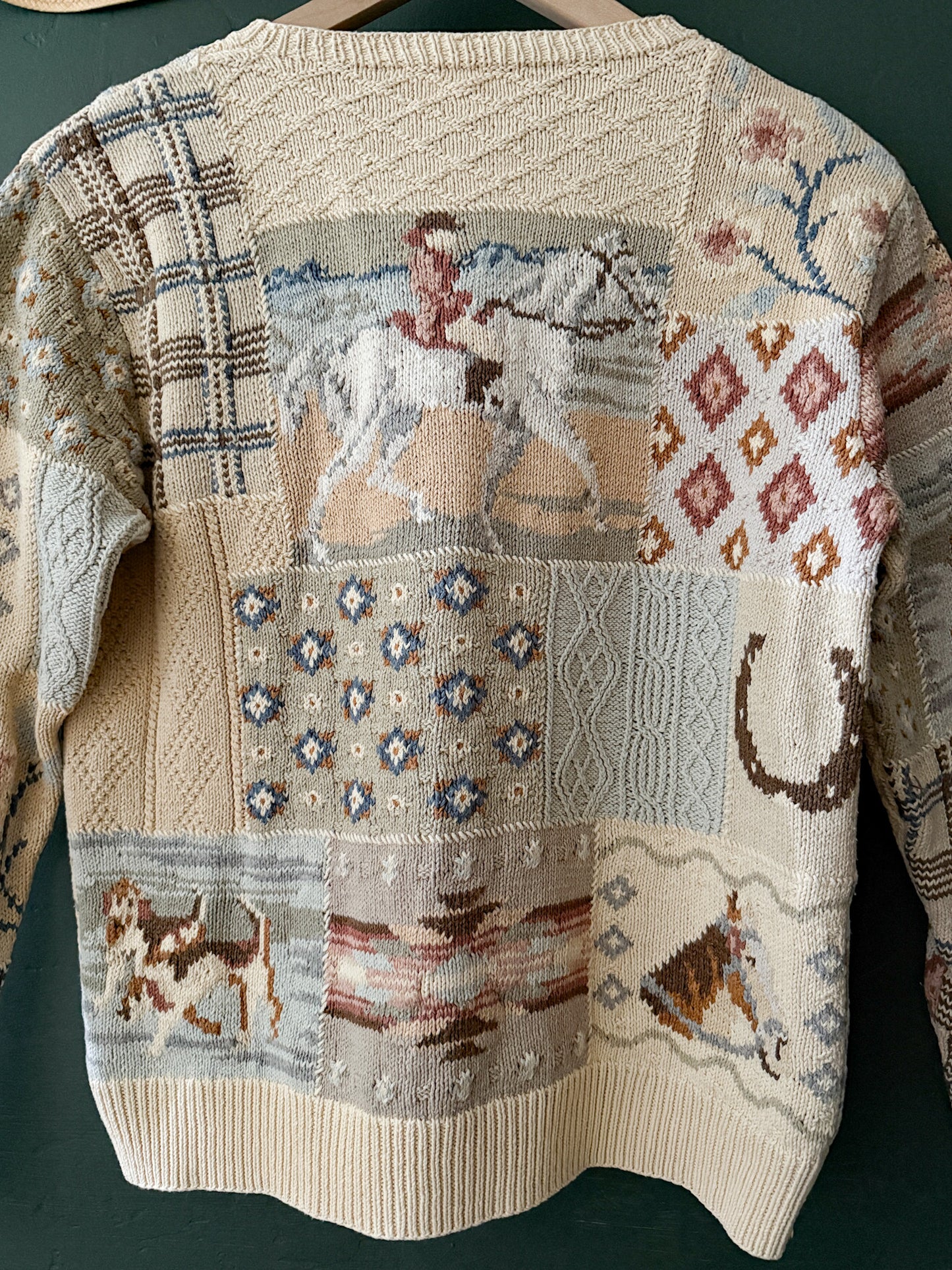 Ralph Lauren Patchwork Sweater | Vintage