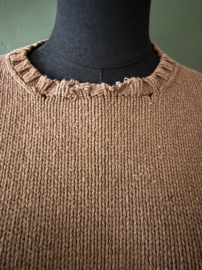 Ralph Lauren Polo Chocolate Brown Knit Sweater | Vintage