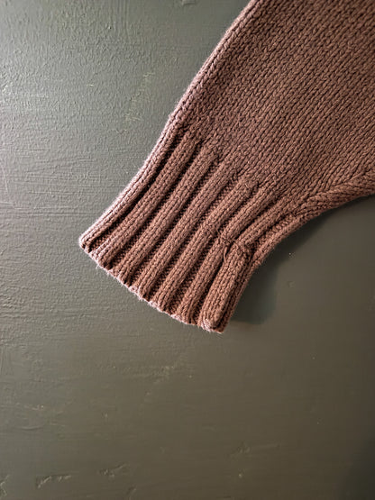 Ralph Lauren Polo Chocolate Brown Knit Sweater | Vintage