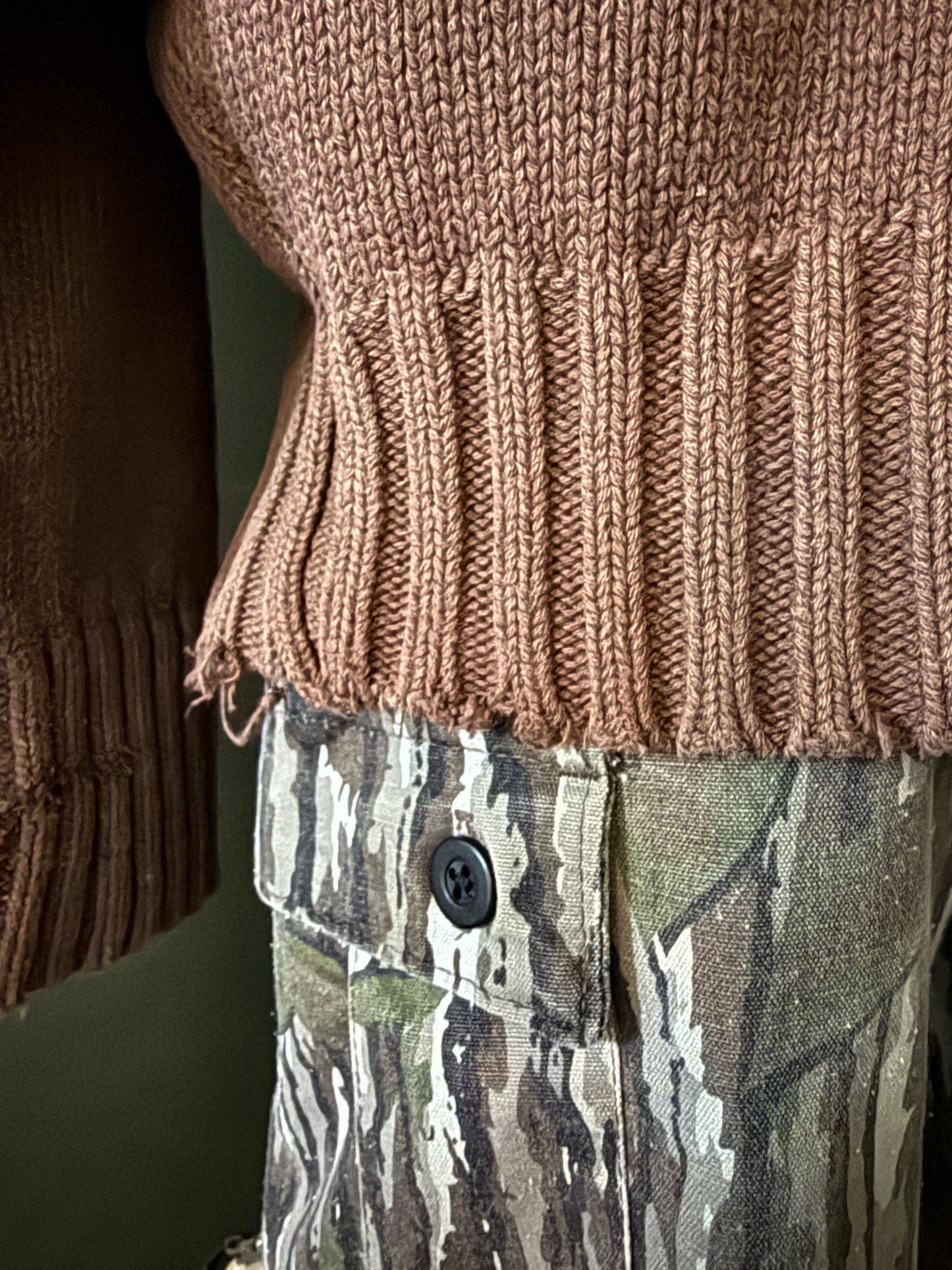 Ralph Lauren Polo Chocolate Brown Knit Sweater | Vintage