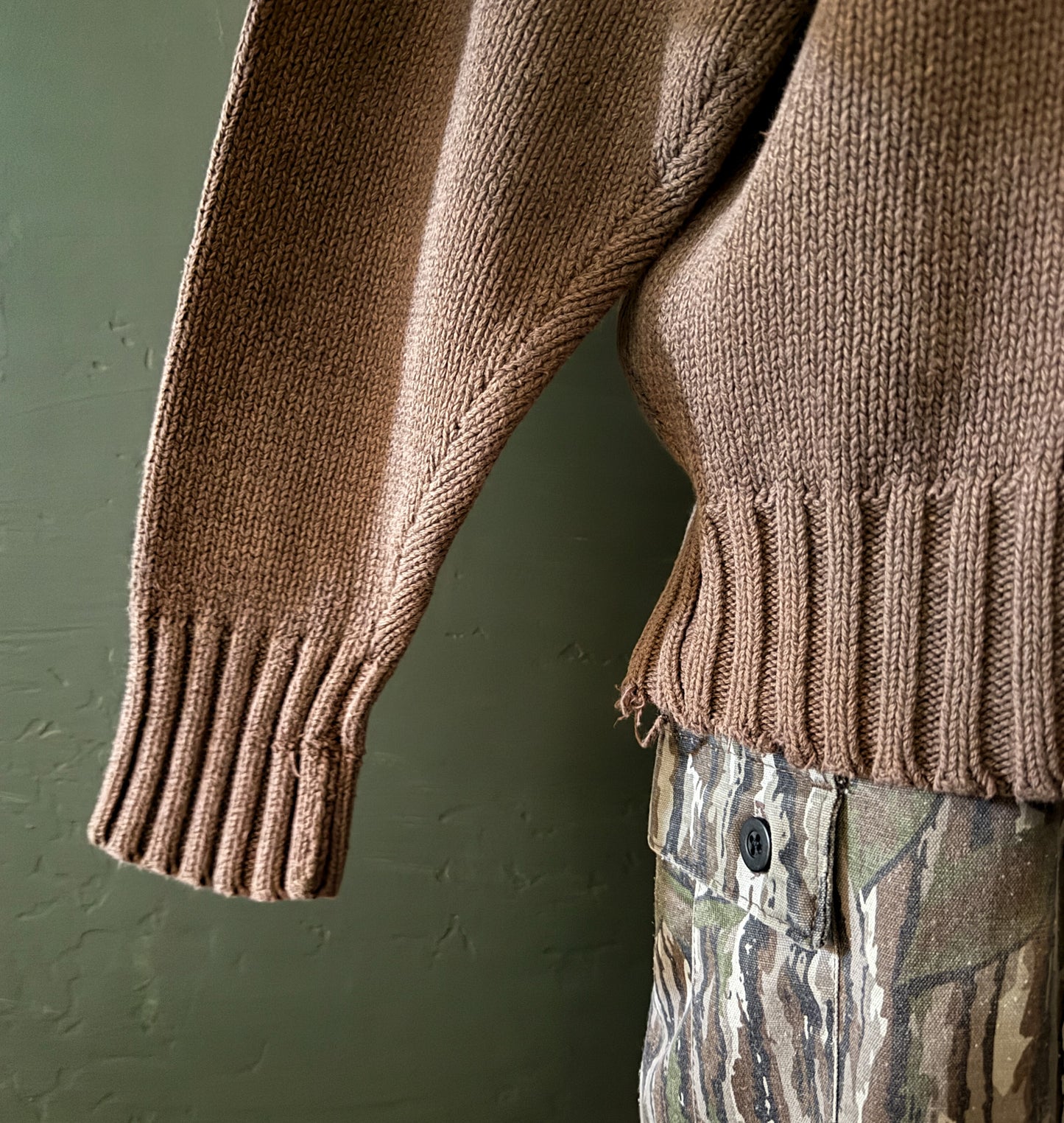 Ralph Lauren Polo Chocolate Brown Knit Sweater | Vintage