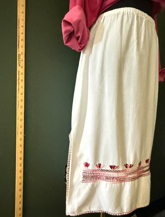 Bohemian Embroidered Skirt | Vintage