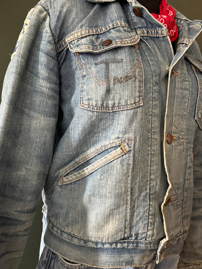 Patched 1950s–60s Wrangler Blanket Lined Jacket | Selvedge Denim
