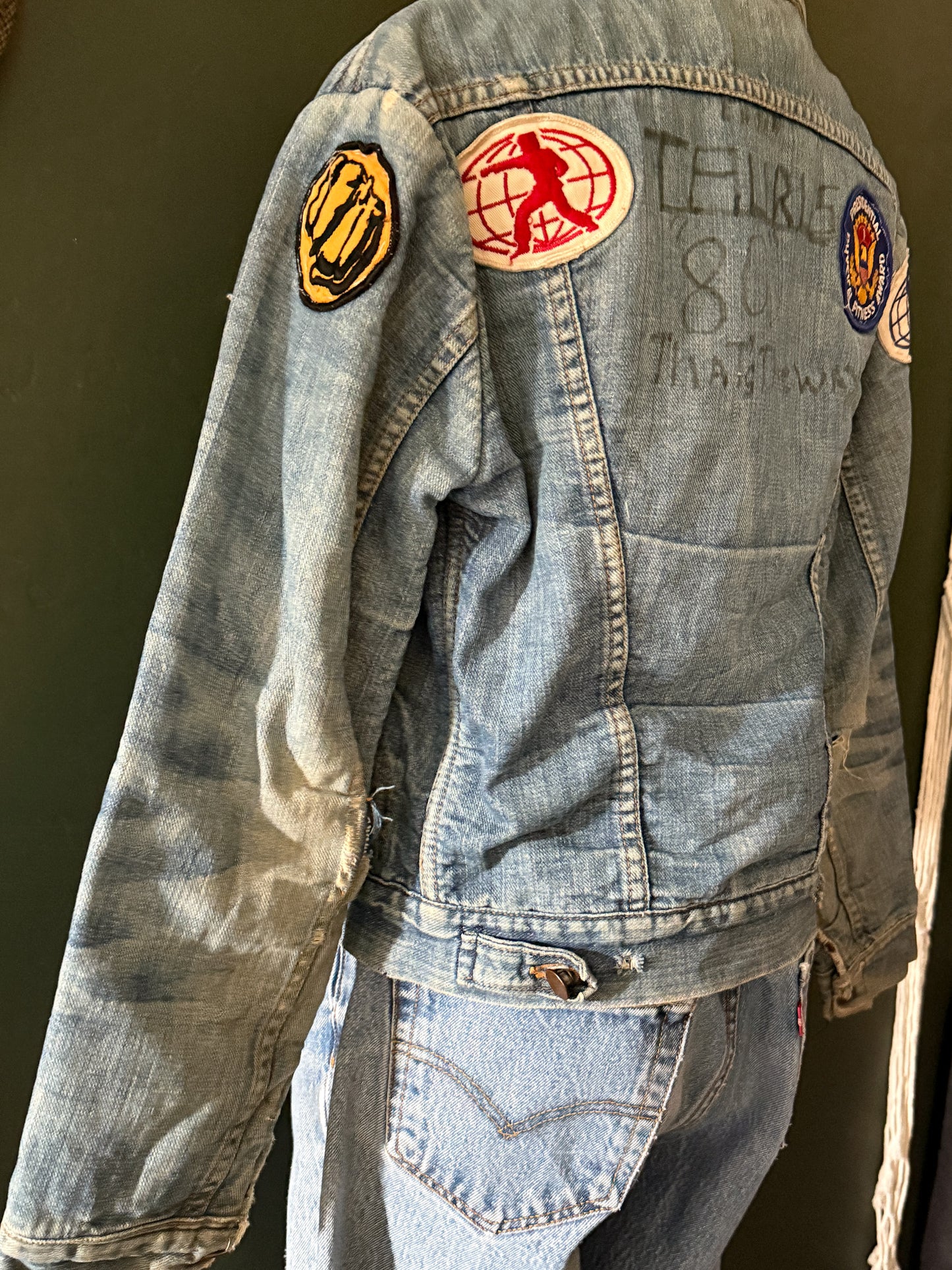 Patched 1950s–60s Wrangler Blanket Lined Jacket | Selvedge Denim