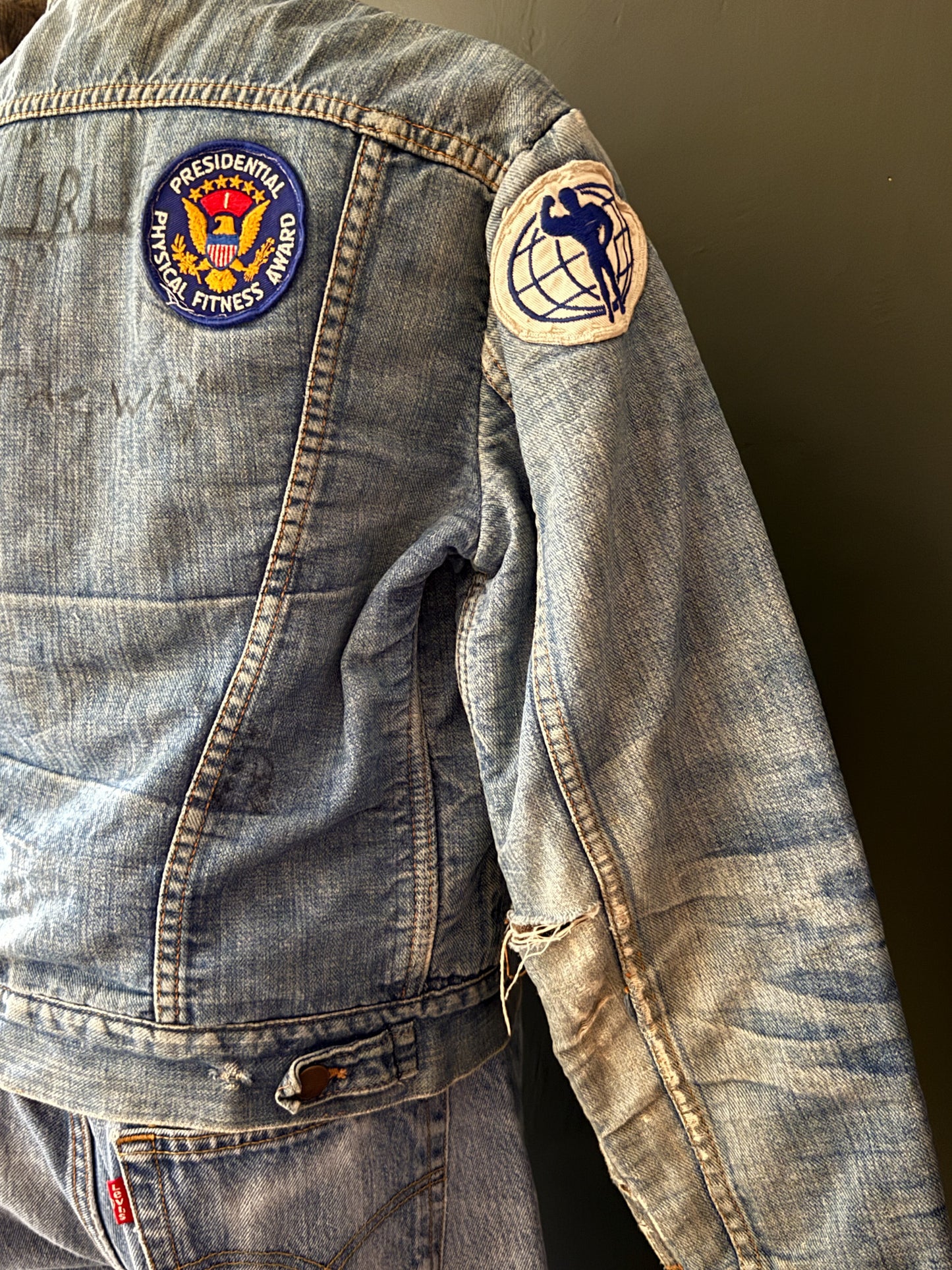 Patched 1950s–60s Wrangler Blanket Lined Jacket | Selvedge Denim