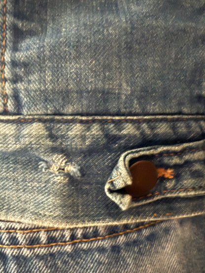 Patched 1950s–60s Wrangler Blanket Lined Jacket | Selvedge Denim